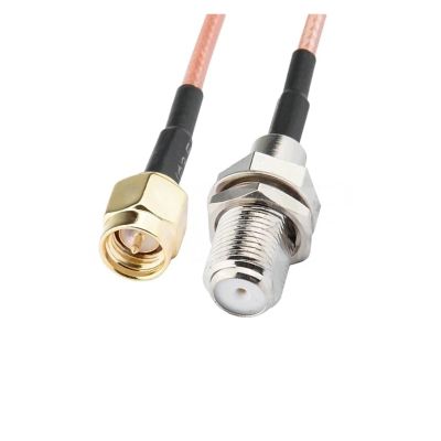 F Female SMA to CRC9 TS9 SMA Extension Coax Jumper Pigtail Cable 15CM RG316 for 3G 4G Modem Router(SMA Male to F Female)