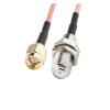 F Female SMA to CRC9 TS9 SMA Extension Coax Jumper Pigtail Cable 15CM RG316 for 3G 4G Modem Router(SMA Male to F Female) view 1