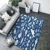 Cute Blue Fish Print Carpet 80x58in Bedroom Rug Non-Slip Area Rugs for Living Room view 4