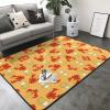 Beer and Crawfish Pattern Print Carpet 80x58in Bedroom Rug Non-Slip Area Rugs for Living Room view 2