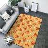 Beer and Crawfish Pattern Print Carpet 80x58in Bedroom Rug Non-Slip Area Rugs for Living Room view 3