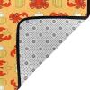 Beer and Crawfish Pattern Print Carpet 80x58in Bedroom Rug Non-Slip Area Rugs for Living Room view 4