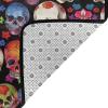 Skulls Print Carpet 63x48in Bedroom Rug Non-Slip Area Rugs for Living Room view 4