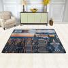 New York City Print Carpet 72x48in Bedroom Rug Non-Slip Area Rugs for Living Room view 2