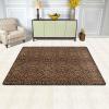 Leopard Patterned Wallpaper Print Carpet 72x48in Bedroom Rug Non-Slip Area Rugs for Living Room view 2