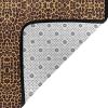 Leopard Patterned Wallpaper Print Carpet 72x48in Bedroom Rug Non-Slip Area Rugs for Living Room view 4