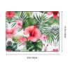 Hibiscus Flower Print Carpet 63x48in Bedroom Rug Non-Slip Area Rugs for Living Room view 3
