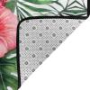 Hibiscus Flower Print Carpet 63x48in Bedroom Rug Non-Slip Area Rugs for Living Room view 4
