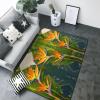 Tropical Bird of Paradise Print Carpet 80x58in Bedroom Rug Non-Slip Area Rugs for Living Room view 3