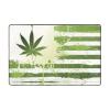 Grass Pot Leaf Print Carpet 72x48in Bedroom Rug Non-Slip Area Rugs for Living Room view 1