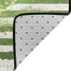 Grass Pot Leaf Print Carpet 72x48in Bedroom Rug Non-Slip Area Rugs for Living Room view 3