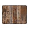 Brown Wood Print Carpet 63x48in Bedroom Rug Non-Slip Area Rugs for Living Room view 1