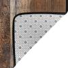 Brown Wood Print Carpet 63x48in Bedroom Rug Non-Slip Area Rugs for Living Room view 3