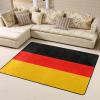 Germany Flag Print Carpet 63x48in Bedroom Rug Non-Slip Area Rugs for Living Room view 2