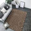 Leopard Patterned Wallpaper Print Carpet 80x58in Bedroom Rug Non-Slip Area Rugs for Living Room view 3