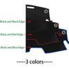 Fit for Hyundai Accent 2012-2017,Dashboard Cover,Black Dash Board Cover,Non-Slip Interior Dash Covers,Car Accessories (Lhd Blue Edge) view 3