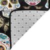 Sugar Skulls Print Carpet 72x48in Bedroom Rug Non-Slip Area Rugs for Living Room view 3