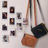 CHICIRIS Instant Camera Bag Protective Anti Drop Stylish PU Leather with Strap for Travel Photography Outdoor Adventure Suitable for Photographers Tourists Hikers view 3