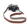 CZSLPE camera shoulder strap, safety tether camera neck strap, micro single PU leather shoulder strap, suitable for various cameras. (Brown) view 2