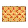 Beer and Crawfish Pattern Print Carpet 72x48in Bedroom Rug Non-Slip Area Rugs for Living Room view 1