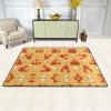 Beer and Crawfish Pattern Print Carpet 72x48in Bedroom Rug Non-Slip Area Rugs for Living Room view 2