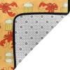 Beer and Crawfish Pattern Print Carpet 72x48in Bedroom Rug Non-Slip Area Rugs for Living Room view 4