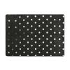Black and White Polka Dot Print Carpet 80x58in Bedroom Rug Non-Slip Area Rugs for Living Room view 1