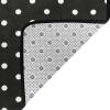 Black and White Polka Dot Print Carpet 80x58in Bedroom Rug Non-Slip Area Rugs for Living Room view 4