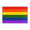 Rainbow Flag Print Carpet 72x48in Bedroom Rug Non-Slip Area Rugs for Living Room view 1