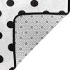 Polka Dot Print Carpet 63x48in Bedroom Rug Non-Slip Area Rugs for Living Room view 3