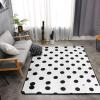 Polka Dot Print Carpet 63x48in Bedroom Rug Non-Slip Area Rugs for Living Room view 4