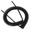 JSFZM Telephone Cable Coiled Mains Flex Curly Spring Cord, 3 Core Spiral Cable 0.3mm 22AWG Control Line Wire Spring Power Cord Sheath Tensile(Stretch 10 Meter) view 1