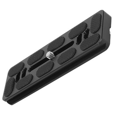 CCYLEZ Camera Arrow Storage Case Plate, Aluminium Alloy Arrow Storage Case Plate CNC Machining Wear with 1/4in Screw for Arca Mount Ballhead (120mm)