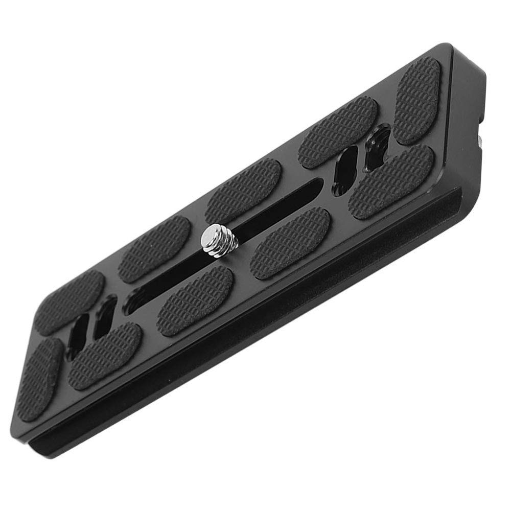 CCYLEZ Camera Arrow Storage Case Plate, Aluminium Alloy Arrow Storage Case Plate CNC Machining Wear with 1/4in Screw for Arca Mount Ballhead (120mm)