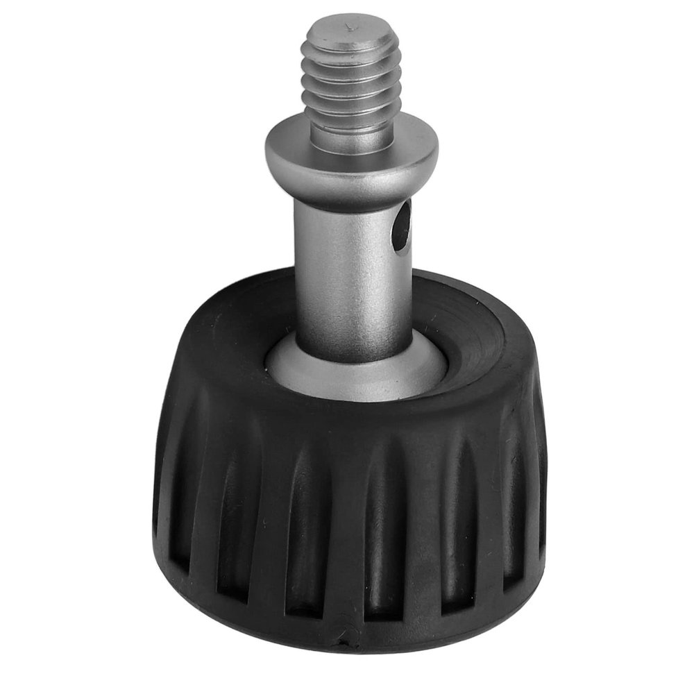 CCYLEZ Rubber Monopod Feet, Textured Monopod Foot Pad Ball Head Design Stainless Steel Center Shaft for Maintain