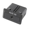 Audio Interface Socket TD74-66-DFX-5717 ABS Black,Compatible For Mazda 3 2010-2013, In-Car Center Console Stereo Adapter Replacement For Seamless Music Input view 1