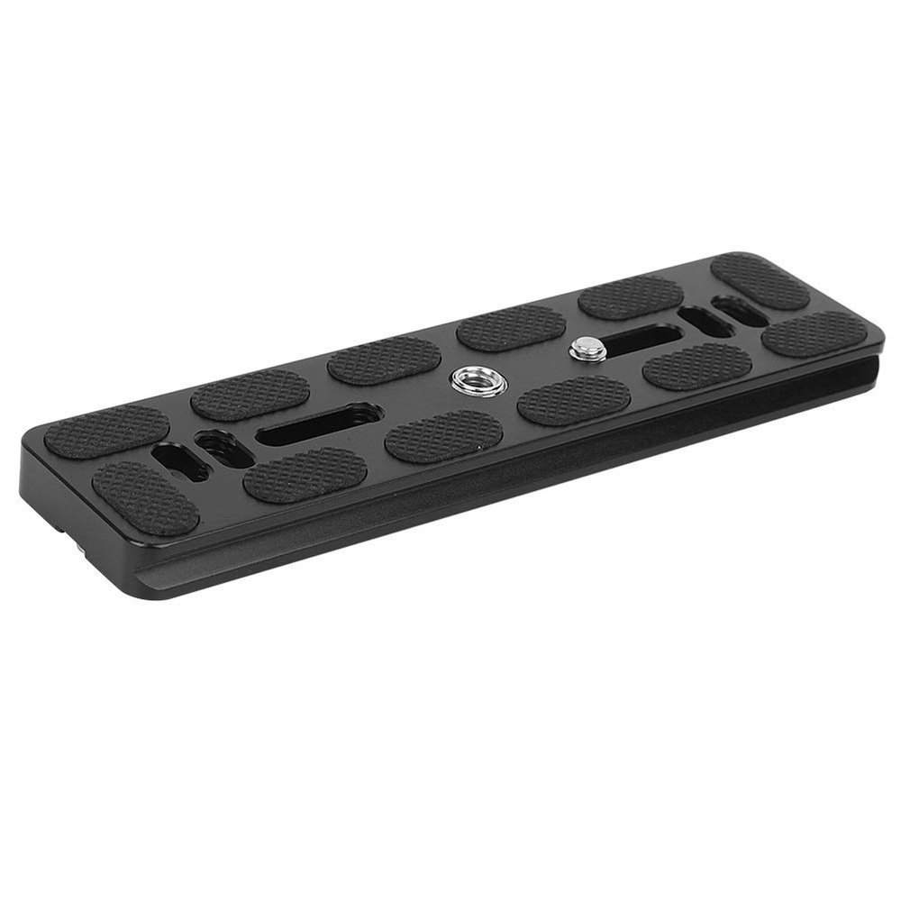 CCYLEZ Camera Arrow Storage Case Plate, Aluminium Alloy Arrow Storage Case Plate CNC Machining Wear with 1/4in Screw for Arca Mount Ballhead (150mm)
