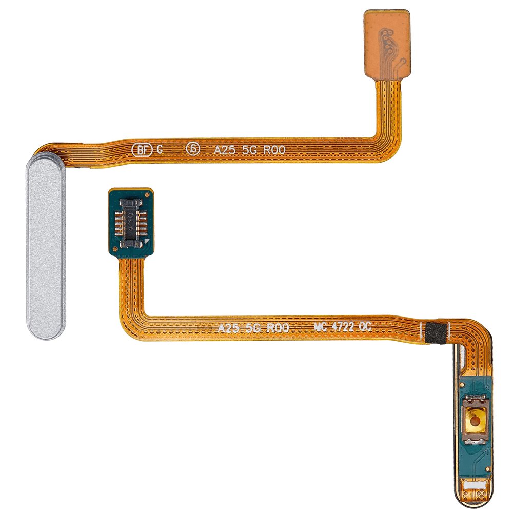 Best Shopper - Replacement Fingerprint Reader with Flex Cable Compatible for Samsung Galaxy A25 5G (A256 / 2023) (Premium)(Fantasy Blue)