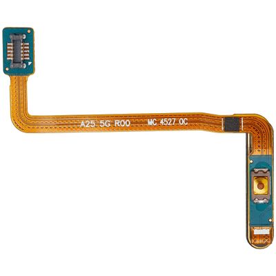 Best Shopper - Replacement Fingerprint Reader with Flex Cable Compatible for Samsung Galaxy A25 5G (A256 / 2023) (Premium) (Brave Black)