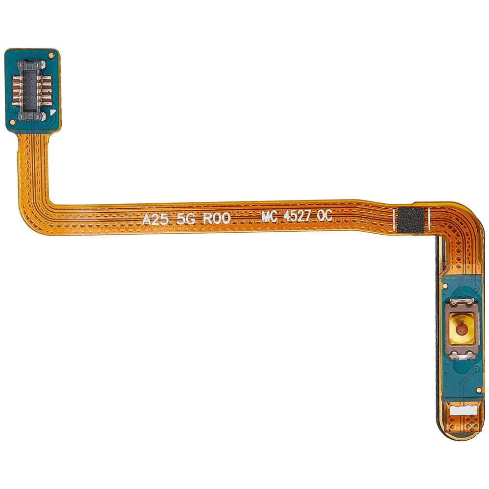 Best Shopper - Replacement Fingerprint Reader with Flex Cable Compatible for Samsung Galaxy A25 5G (A256 / 2023) (Premium) (Brave Black)