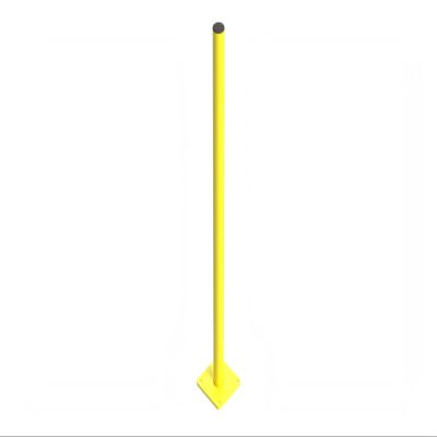 Safety Rail Co. Self-Closing Gate Hitch Post Powdercoat Yellow OSHA Compliant Made in USA