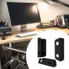 ZGUZMCMK Wall & Under Desk Laptop Mount Holder, Support Stand with Protection Pads, Enhanced Stability Simple to Install Heavy Duty, Black view 3