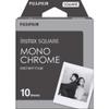 FUJIFILM INSTAX Square Monochrome Instant Film (Pack of 5) (50 Exposures) Bundle with Microfiber Cleaning Cloth view 3