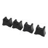 Bewinner HiFi Cable Spike Stand, HiFi Wire Tray Holder Shock Absorbing Aluminum Alloy 4pcs Prevent Slip for CD DVD Player for Amplifier (Black) view 1