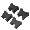 Bewinner HiFi Cable Spike Stand, HiFi Wire Tray Holder Shock Absorbing Aluminum Alloy 4pcs Prevent Slip for CD DVD Player for Amplifier (Black) view 2