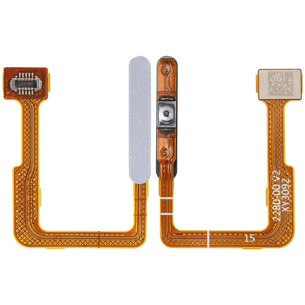 Best Shopper - Replacement Fingerprint Sensor/Power Button Flex Compatible for Xiaomi Redmi Note 12 Turbo/Poco F5 (White)