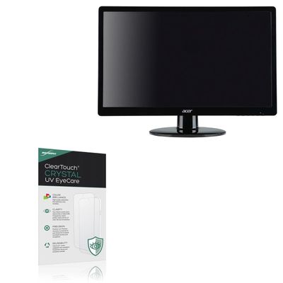 BoxWave Screen Protector Compatible With Acer S200HL - ClearTouch Crystal Anti-UV EyeCare (2-Pack), Filters out Harmful Blue Light Reduce Fatigue