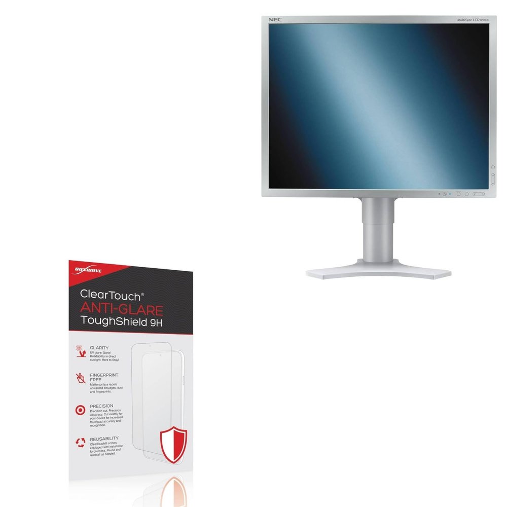BoxWave Screen Protector Compatible With NEC LCD2090UXi-1 (20 in) - ClearTouch Anti-Glare ToughShield 9H (2-Pack), Anti-Glare 9H Tough Flexible Film Screen Protector