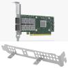 Create idea 2pcs Full Height Profile Bracket with Screws Compatible with Mellanox Mcx631102a 10G/25G ConnectX-6 LX 02YG184 view 2