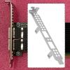 Create idea 2pcs Full Height Profile Bracket with Screws Compatible with Mellanox Mcx631102a 10G/25G ConnectX-6 LX 02YG184 view 4